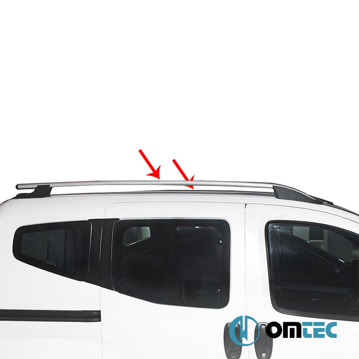 Portbagaj Tavan Çıtası (Sport) Gri 2 Prç. Alu. (L2 EU. Ver.) - Opel Vivaro - VAN X83 - (2001 - 2014)