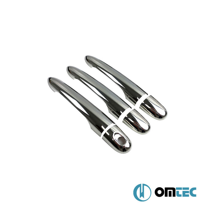 Kapı Kolu 3 Kapı 6 Prç. (H1) Paslanmaz Çelik (Parlak) - Renault Kangoo - MVN FC - (2008 - 2021)