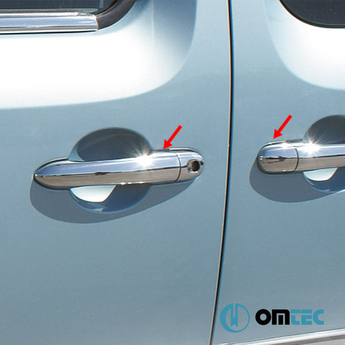 Kapı Kolu 3 Kapı 6 Prç. (H1) Paslanmaz Çelik (Parlak) - Mercedes - Benz Citan - MVN W415 - (2013 - 2021)