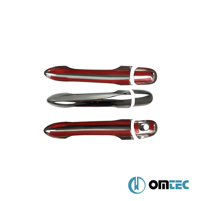 Kapı Kolu 3 Kapı 6 Prç. (H1) Paslanmaz Çelik (Parlak) - Mercedes - Benz Citan - MVN W415 - (2013 - 2021)