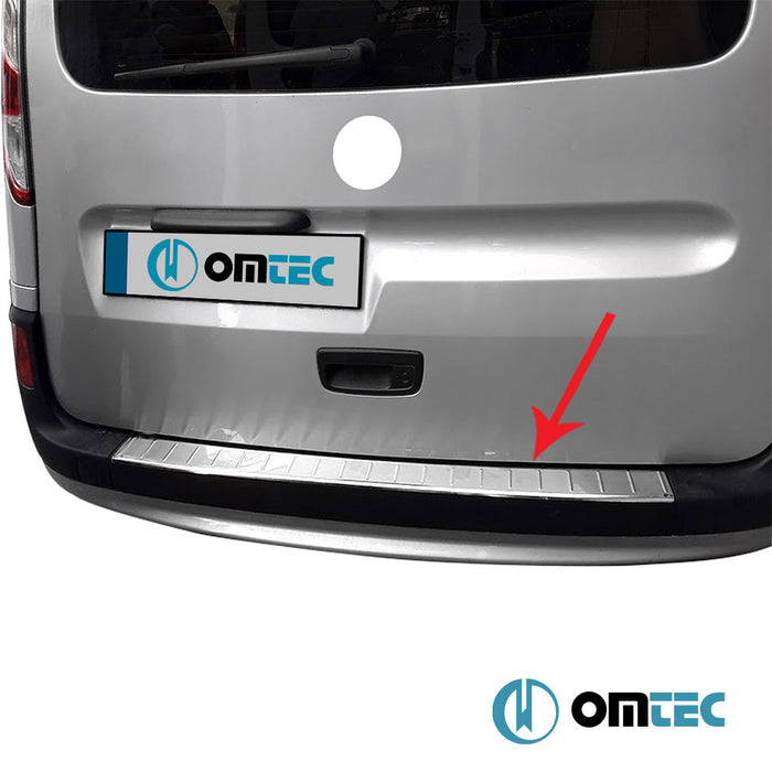 Arka Tampon Eşiği Paslanmaz Çelik (Parlak) - Mercedes - Benz Citan - MVN W415 - (2013 - 2021)