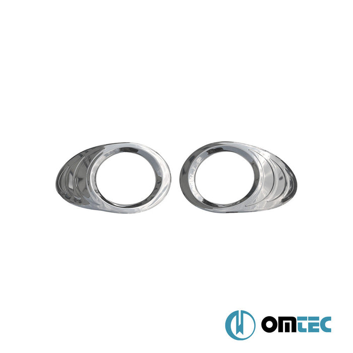 Sis Farı Çerçevesi 2 Prç. P.Çelik (Parlak) - Renault Kangoo - MVN FC - (2008 - 2021)