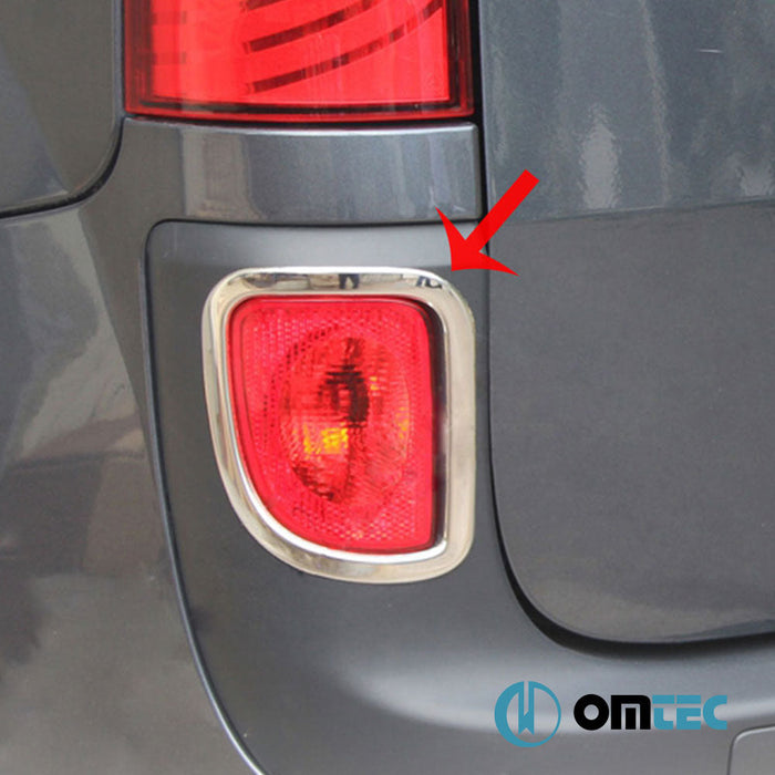 Reflektör Çerçevesi Paslanmaz (Parlak) - Mercedes - Benz Citan - MVN W415 - (2013 - 2021)