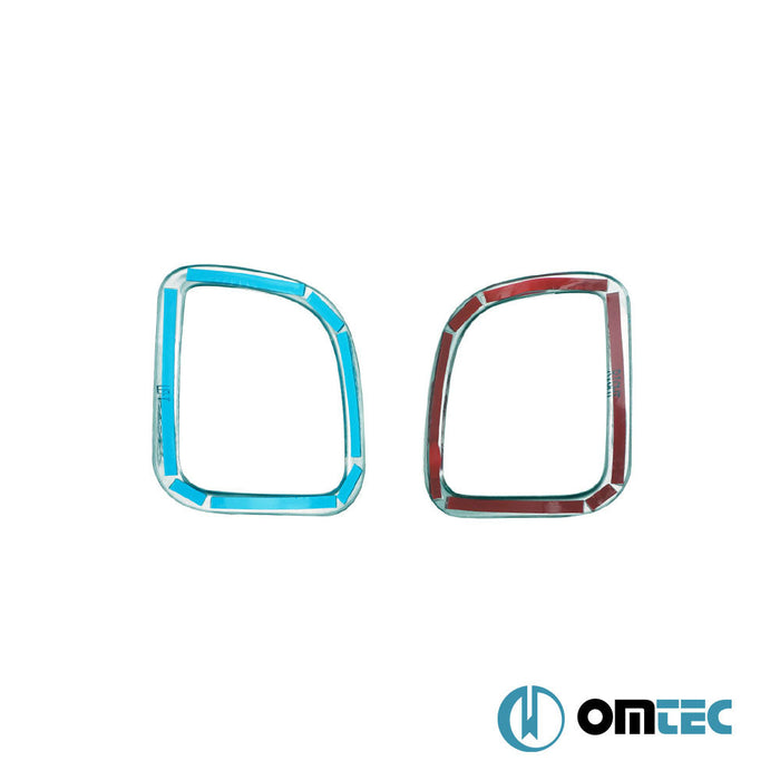 Reflektör Çerçevesi Paslanmaz (Parlak) - Mercedes - Benz Citan - MVN W415 - (2013 - 2021)