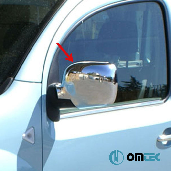 Ayna Kapağı 2 Prç. ABS Krom - Renault Kangoo - MVN FC PRE - FL - (2008 - 2013)