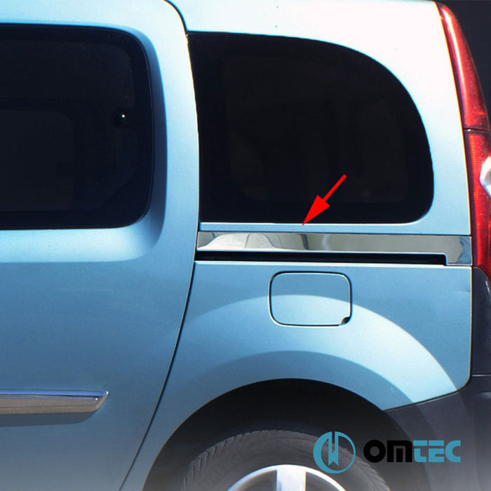 Sürgülü Kapı Çıtası 2 Prç. Paslanmaz (Parlak) - Mercedes - Benz Citan - MVN W415 - (2013 - 2021)