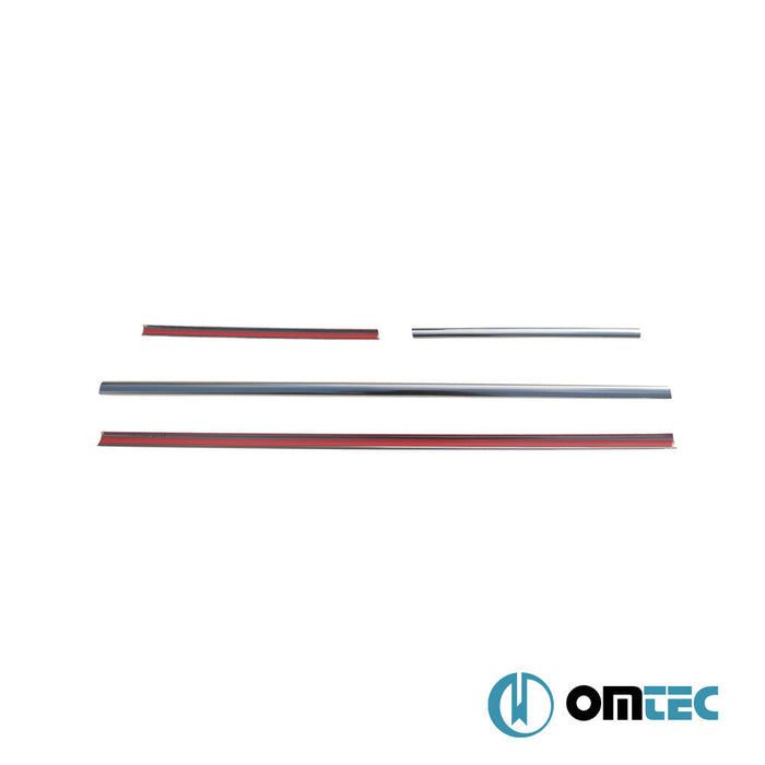 Cam Çıtası 4 Prç. Paslanmaz Çelik (Parlak) - Mercedes - Benz Citan - MVN W415 - (2013 - 2021)