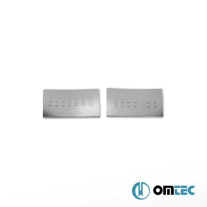 Norm Kapı Eşiği 2 Prç. Paslanmaz Çelik (Parlak) - Renault Master - VAN II - (1998 - 2010)