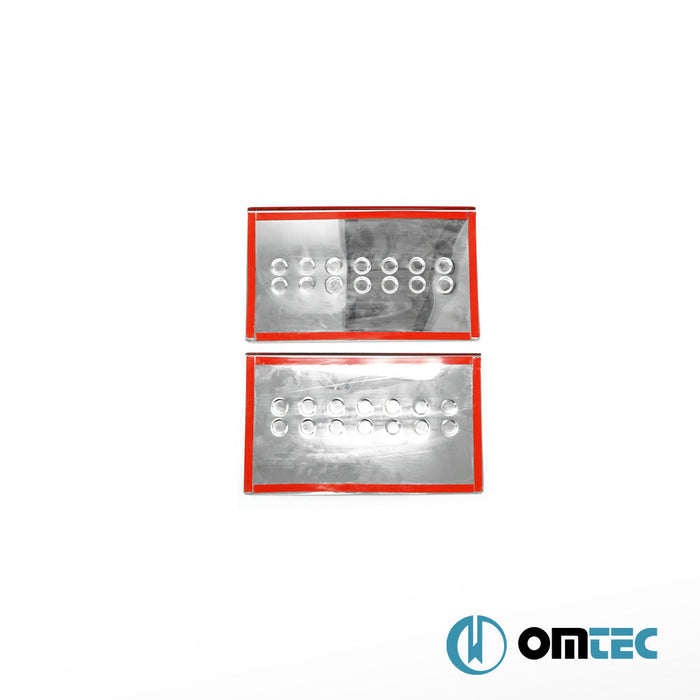 Norm Kapı Eşiği 2 Prç. Paslanmaz Çelik (Parlak) - Renault Master - VAN II - (1998 - 2010)