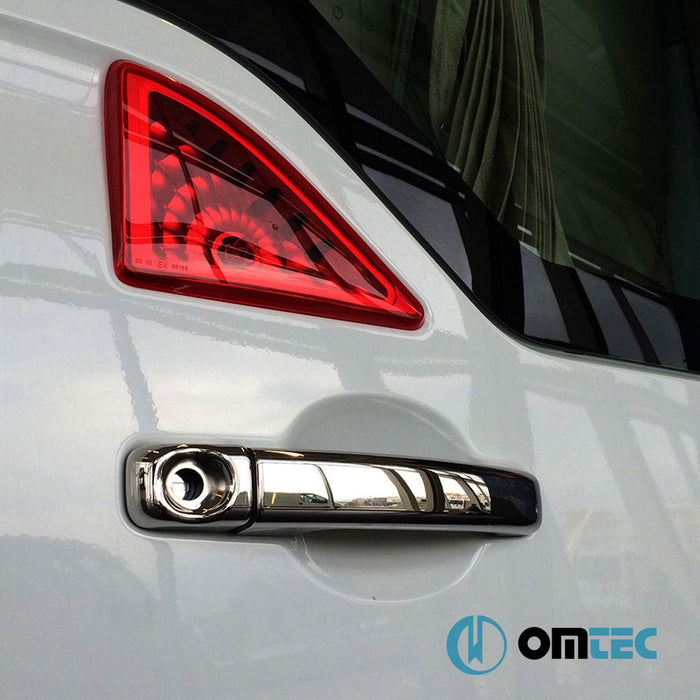 Kapı Kolu 5 Kapı 10 Prç. (H1) Paslanmaz Çelik (Parlak) - Opel Movano - VAN III - (2010 - )