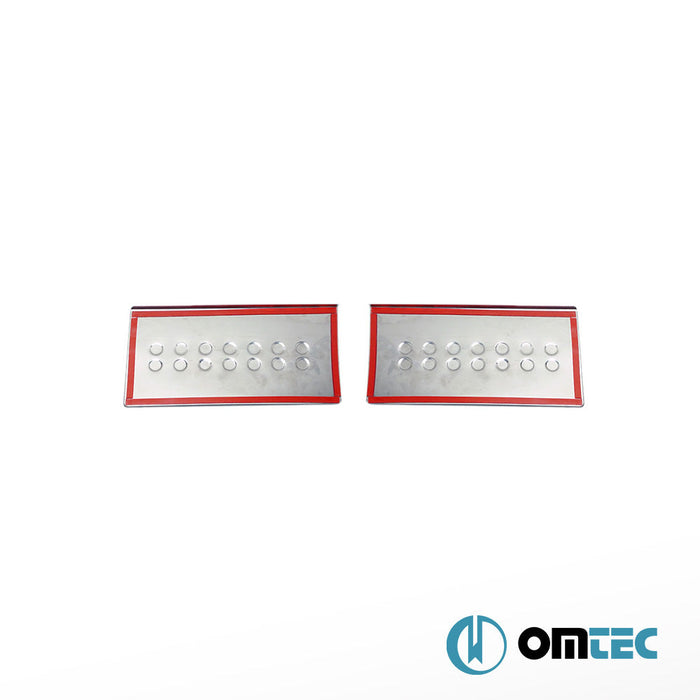 Norm Kapı Eşiği 2 Prç. Paslanmaz Çelik (Parlak) - Renault Master - VAN III - (2010 - 2024)