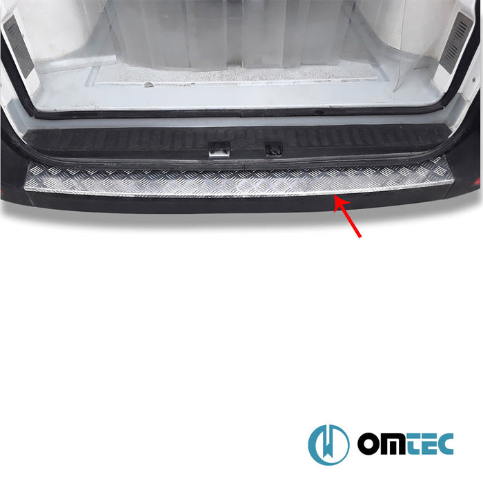 Arka Tampon Eşiği (Gri Eloksallı) Alu. - Opel Movano - VAN III - (2010 - )