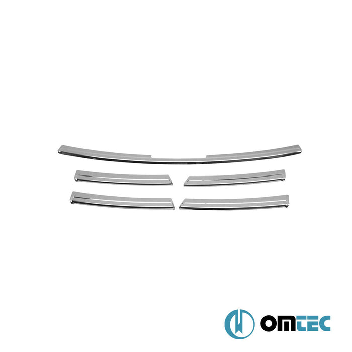 Ön Panjur 5 Prç. P.Çelik (Parlak) - Renault Trafic - VAN X82 - (2014 - )