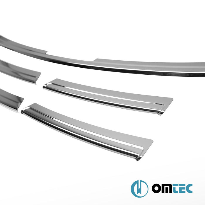 Ön Panjur 5 Prç. P.Çelik (Parlak) - Renault Trafic - VAN X82 - (2014 - )