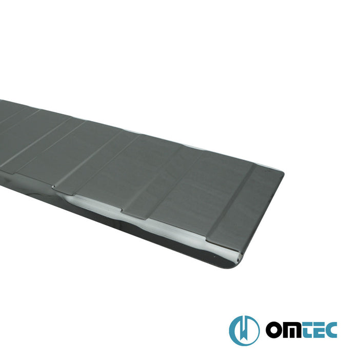 Arka Tampon Eşiği Paslanmaz Çelik (Siyah) - Fiat Talento - VAN X82 - (2016 - 2020)