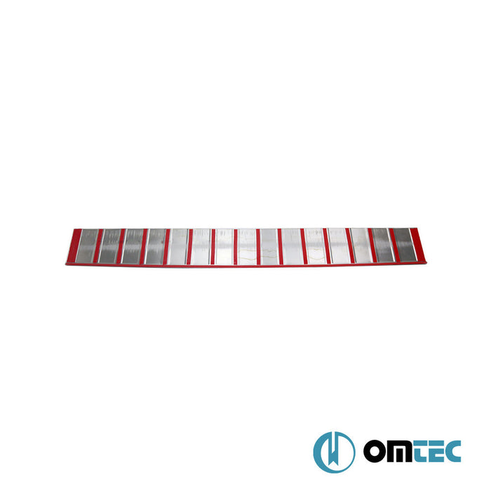 Arka Tampon Eşiği Paslanmaz Çelik (Taşlı) - Opel Vivaro - VAN X82 - (2014 - 2019)