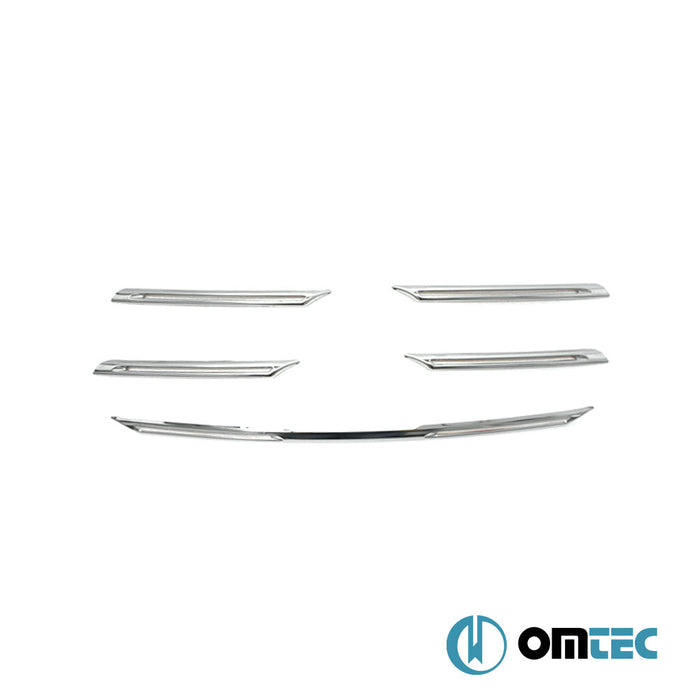 Ön Panjur 5 Prç. P.Çelik (Parlak) - Renault Megane - SD IV PRE - FL - (2016 - 2020)