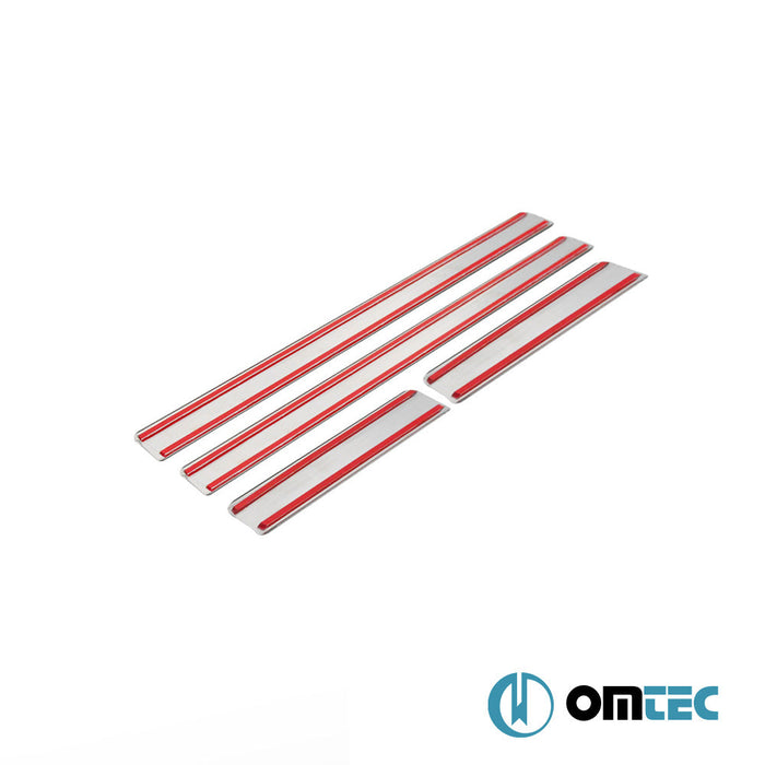 Norm Kapı Eşiği 4 Prç. Paslanmaz Çelik (Parlak) - Renault Megane - HB 5D IV - (2016 - )