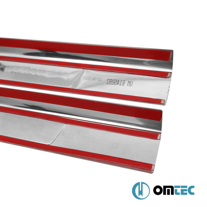 Kapı Eşiği 2 Prç.Paslanmaz Çelik (Parlak)(White Night) - Renault Megane - SD IV - (2016 - )