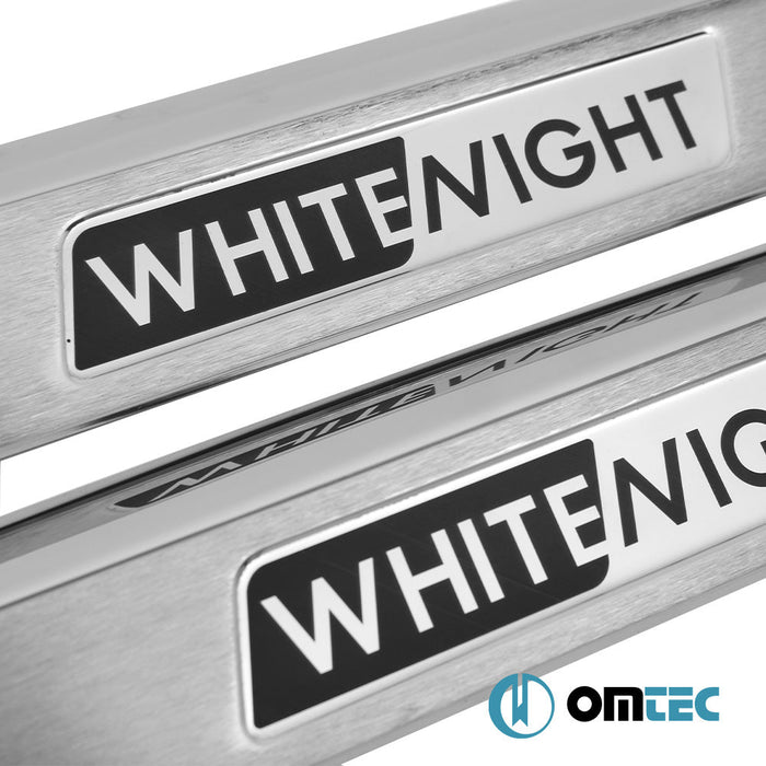 Kapı Eşiği 2 Prç.Paslanmaz Çelik (Parlak)(White Night) - Renault Megane - HB 5D IV - (2016 - )