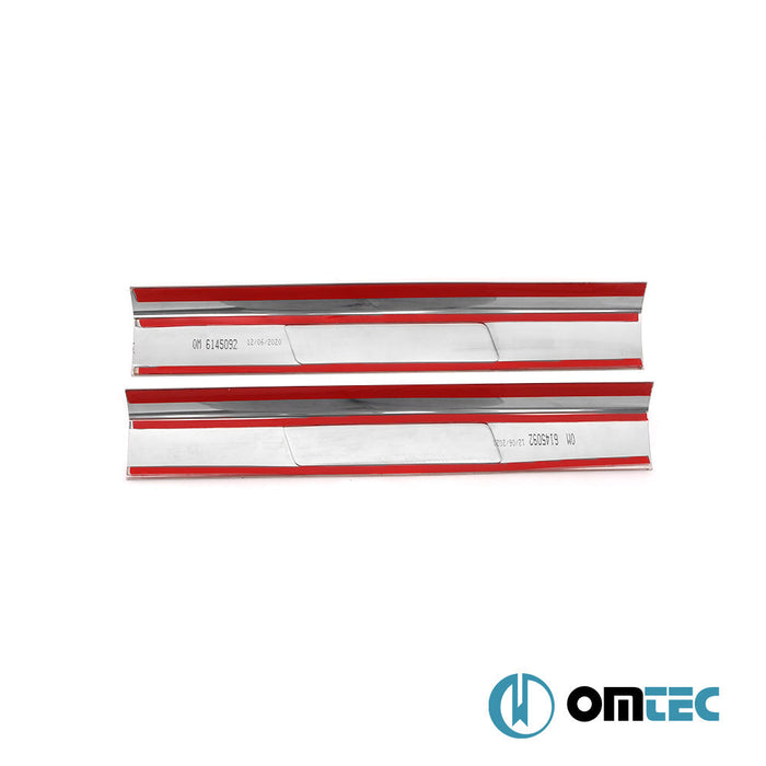 Kapı Eşiği 2 Prç.Paslanmaz Çelik (Parlak)(White Night) - Renault Megane - HB 5D IV - (2016 - )