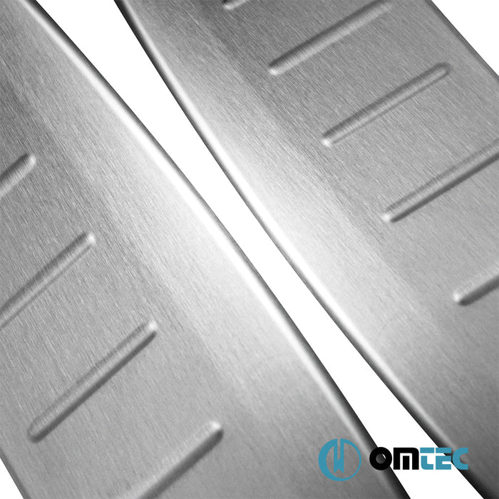 Arka Tampon Eşiği 2 Prç Paslanmaz Çelik (Taşlı) - Renault Megane - HB 5D IV - (2016 - )