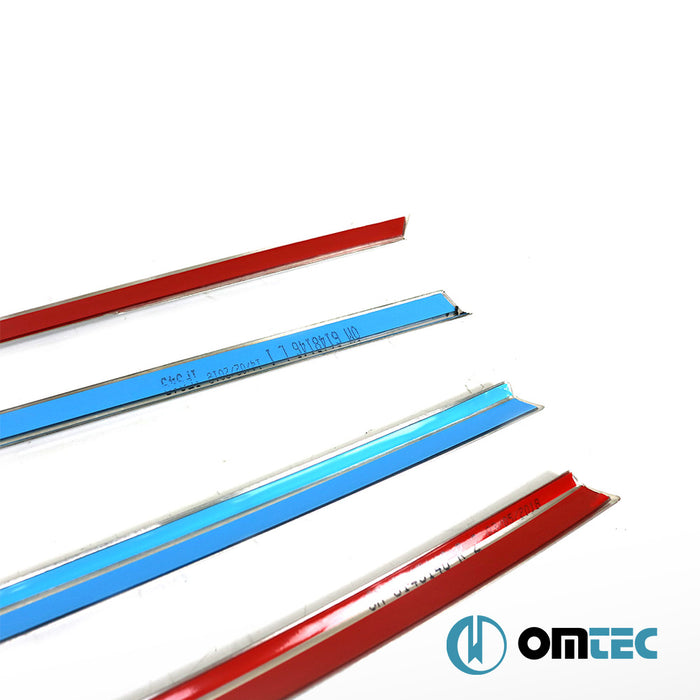 Cam Çıtası 6 Prç. Paslanmaz Çelik (Parlak) - Renault Megane - HB 5D IV - (2016 - )