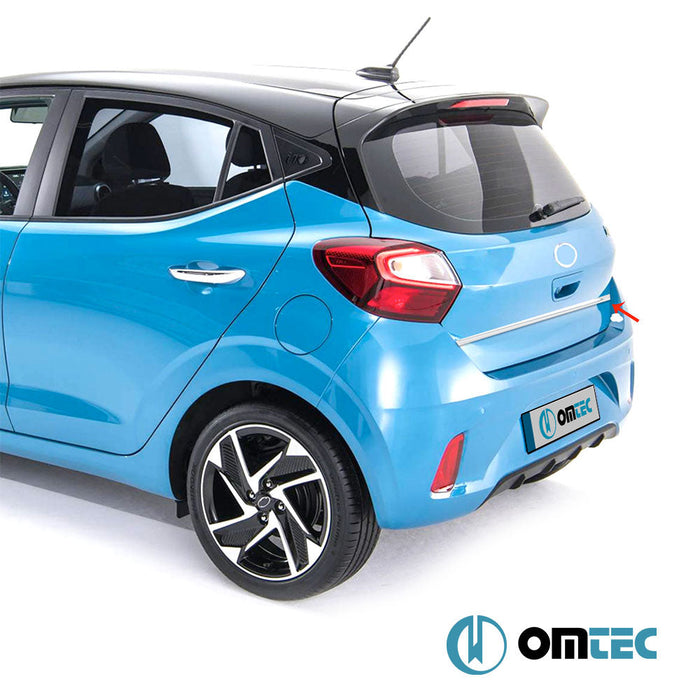 Bagaj Çıtası (Plaka Üstü) Paslanmaz Çelik (Parlak) - Opel Corsa - HB 5D G2J0 - (2020 - )