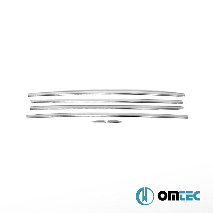 Cam Çıtası 6 Prç. Paslanmaz Çelik (Parlak) - Renault Megane - SD IV - (2016 - )