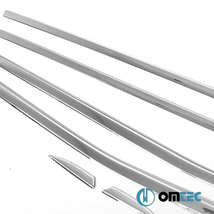 Cam Çıtası 6 Prç. Paslanmaz Çelik (Parlak) - Renault Megane - SD IV - (2016 - )