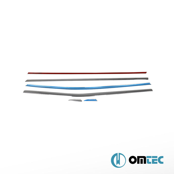 Cam Çıtası 6 Prç. Paslanmaz Çelik (Parlak) - Renault Megane - SD IV - (2016 - )