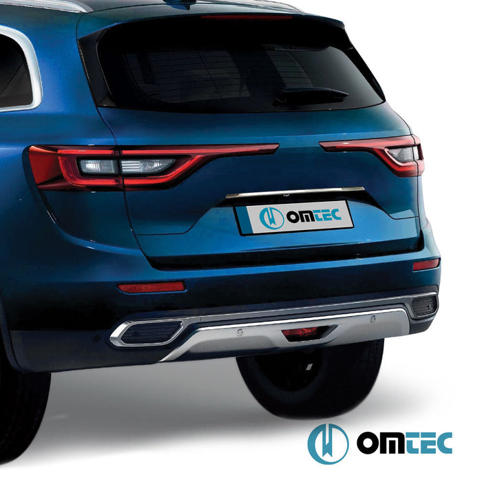 Bagaj Çıtası (Plaka Üstü) Paslanmaz Çelik (Parlak) - Mitsubishi Outlander - SUV GF FL - I/FL - II - (2015 - 2021)