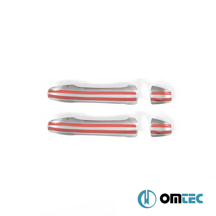 Kapı Kolu 2 Kapı 4 Prç. (H1) Paslanmaz Çelik (Parlak) - Renault Rafale - SUV DHN - (2024 - )