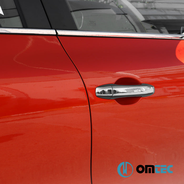 Kapı Kolu 2 Kapı 4 Prç. (H1) Paslanmaz Çelik (Parlak) - Renault Clio - HB 5D BJA - (2019 - )