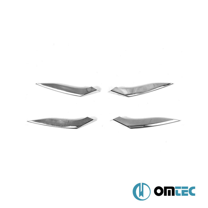 Sis Far Çıtası 4 Prç. P.Çelik (Parlak) - Renault Clio - HB 5D BJA PRE - FL - (2019 - 2023)