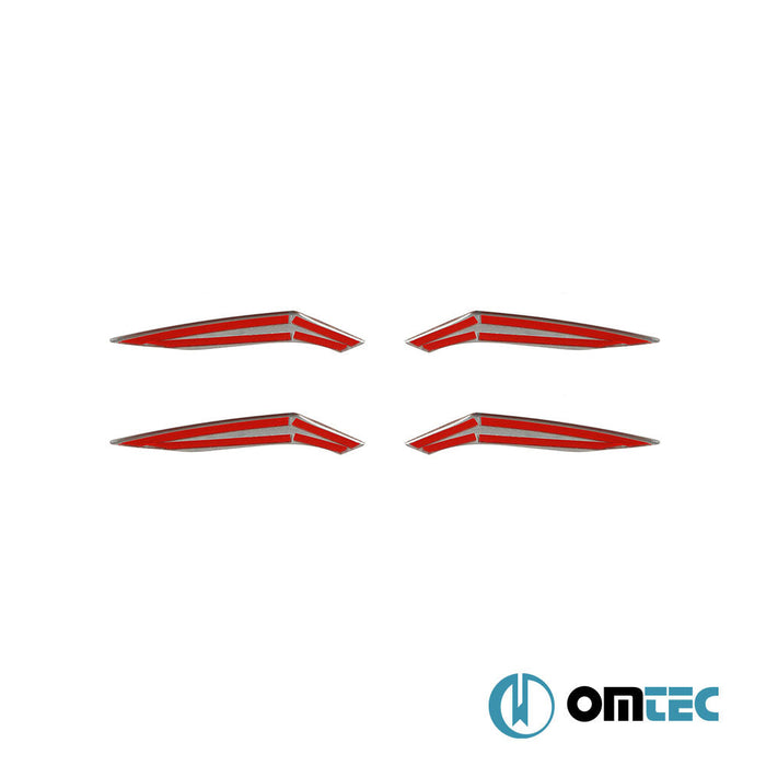 Sis Far Çıtası 4 Prç. P.Çelik (Parlak) - Renault Clio - HB 5D BJA PRE - FL - (2019 - 2023)