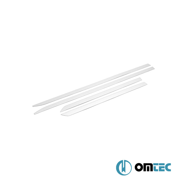 Yan Kapı Çıtası 4 Prç. Paslanmaz Çelik (Parlak) - Renault Clio - HB 5D BJA FL - (2023 - )