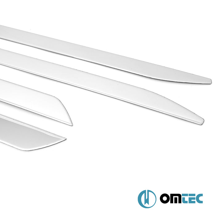 Yan Kapı Çıtası 4 Prç. Paslanmaz Çelik (Parlak) - Renault Clio - HB 5D BJA FL - (2023 - )