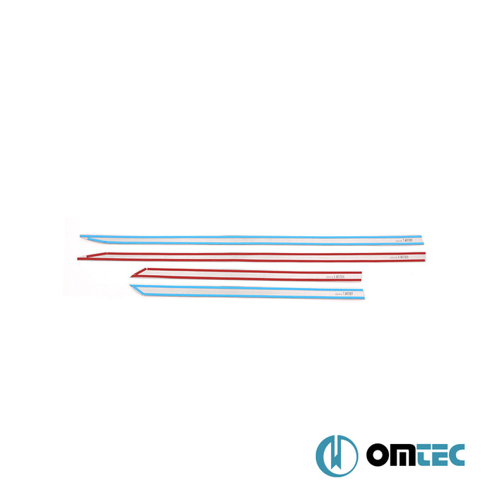 Yan Kapı Çıtası 4 Prç. Paslanmaz Çelik (Parlak) - Renault Clio - HB 5D BJA FL - (2023 - )