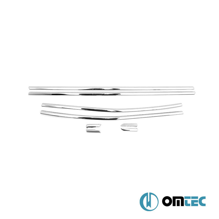 Cam Çıtası 8 Prç. Paslanmaz Çelik (Parlak) - Renault Clio - HB 5D BJA - (2019 - )