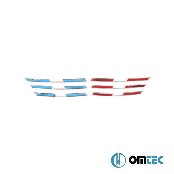 Ön Panjur Çıtaları 6 Prç. P.Çelik (Parlak) - Renault Captur - SUV II - (2020 - )