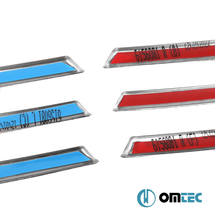 Ön Panjur Çıtaları 6 Prç. P.Çelik (Parlak) - Renault Captur - SUV II - (2020 - )