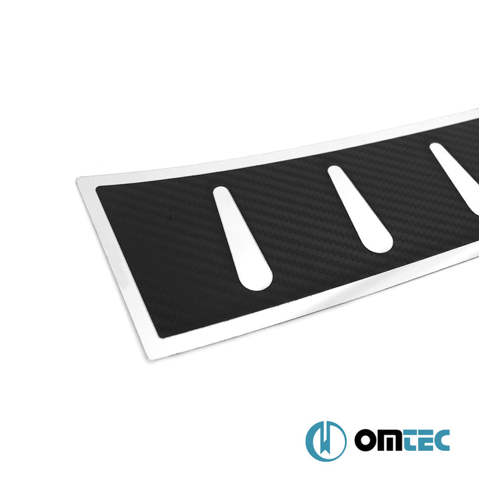 Karbon Folyolu Arka Tampon Eşiği Paslanmaz Çelik (L1) - Mercedes - Benz Citan - MVN W420 - (2021 - )