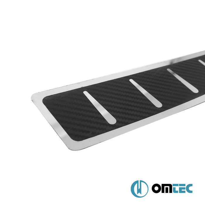 Karbon Folyolu Arka Tampon Eşiği Paslanmaz Çelik - Renault Austral - SUV RHN - (2022 - )