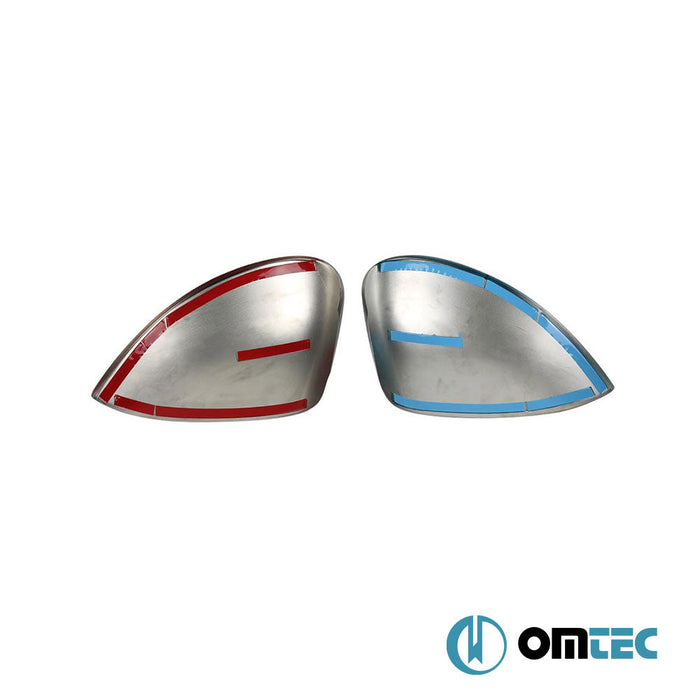 Ayna Kapağı 2 Prç. Paslanmaz Çelik (Parlak) - Seat Exeo - SW 3R5/3R6 - (2009 - 2012)