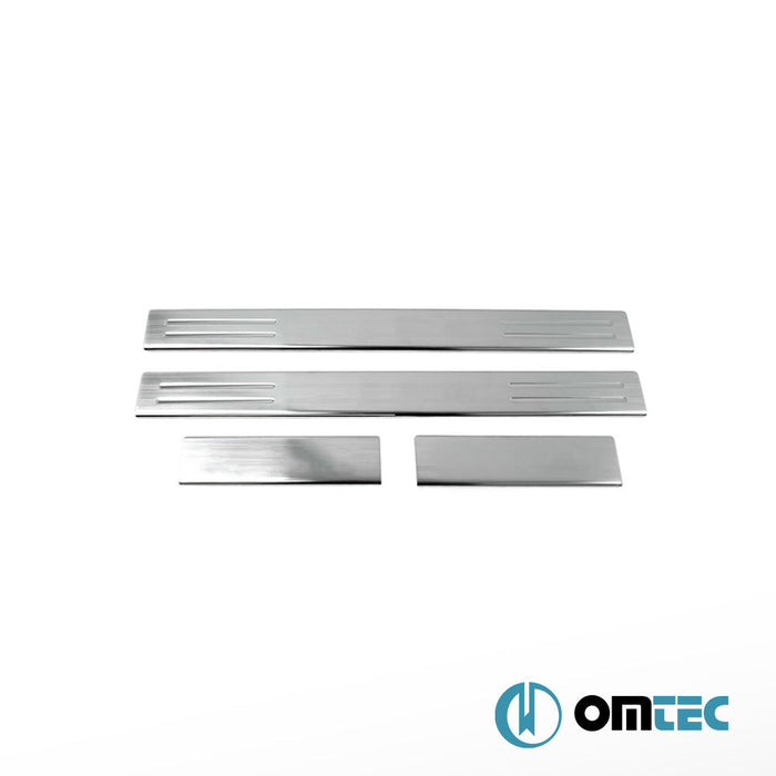 Line Kapı Eşiği 4 Prç. Paslanmaz Çelik (Parlak) - Seat Leon - HB 5D 5F - (2012 - 2019)