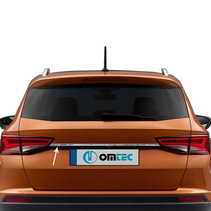 Bagaj Çıtası (Plaka Üstü) Paslanmaz Çelik (Parlak) - Seat Ateca - SUV KH7 - (2016 - )
