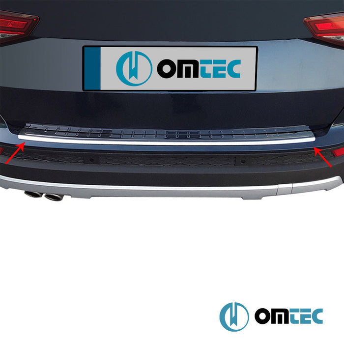 Arka Tampon Eşiği Paslanmaz Çelik (Parlak) - Seat Ateca - SUV KH7 - (2016 - )