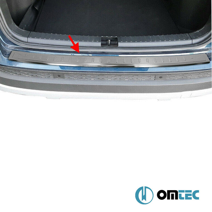 Arka Tampon Eşiği Paslanmaz Çelik (Taşlı) - Seat Ateca - SUV KH7 - (2016 - )