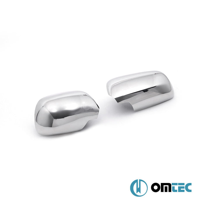 Ayna Kapağı 2 Prç. Paslanmaz Çelik (Parlak) - Skoda Fabia - HB 3D 6Y - (2000 - 2007)